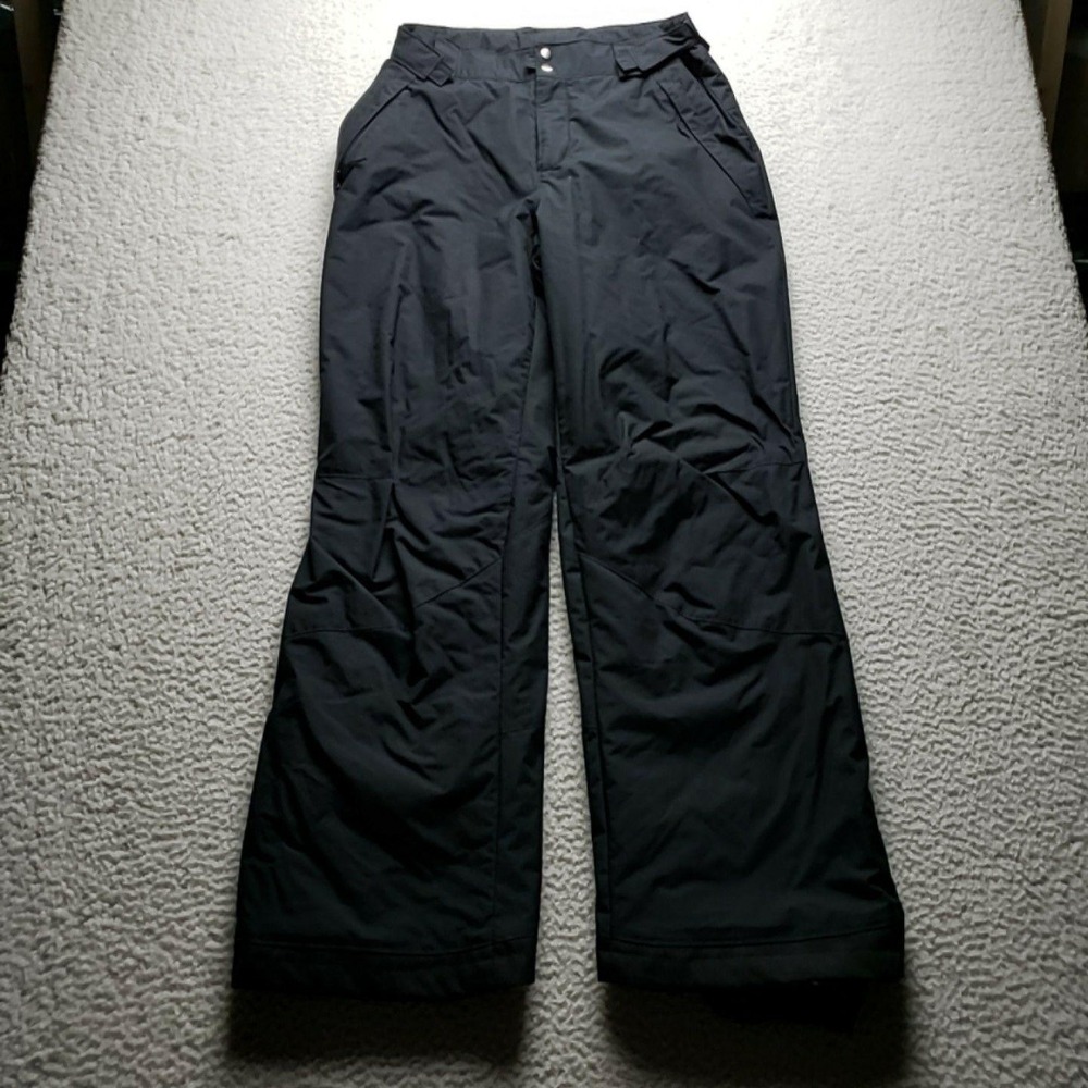 Columbia Snow Pants Womens M Black Omni-Tech Insulated Waterproof Ski Winter